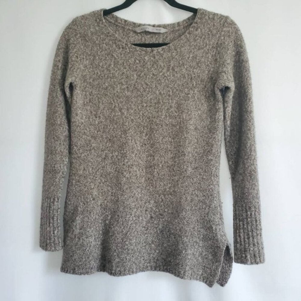Athleta | Mill Valley Merino Wool Yak Hair Marled Pullover Sweater I XS
